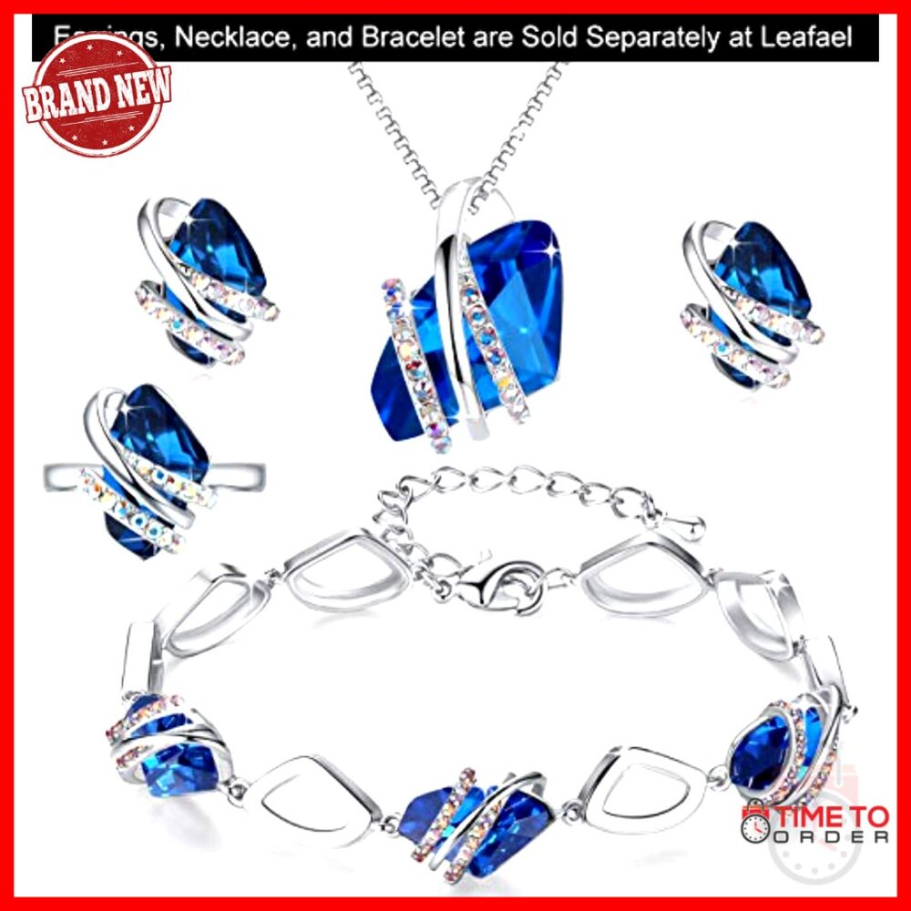 Adjustable Open Crystal Birthstone Ring Size 6.5-… - image 6